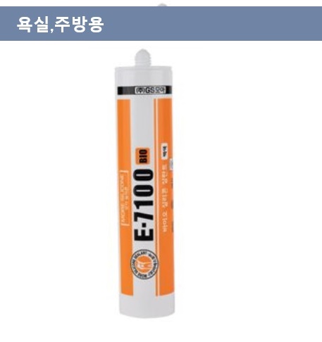 실리콘 실란트  E-7100/ 욕실용/주방용제품 이미지